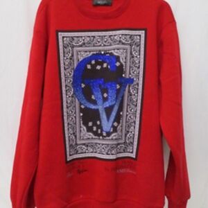 GEORGE V PARIS Men's Designer Long Sleeve Sweatshirt Sweater Large Retail &198.